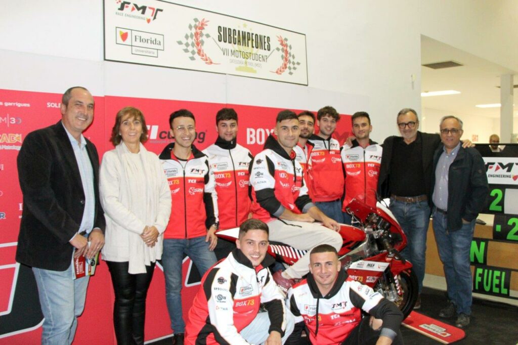 Florida Universitària recibe a los Subcampeones del VII MotoStudent