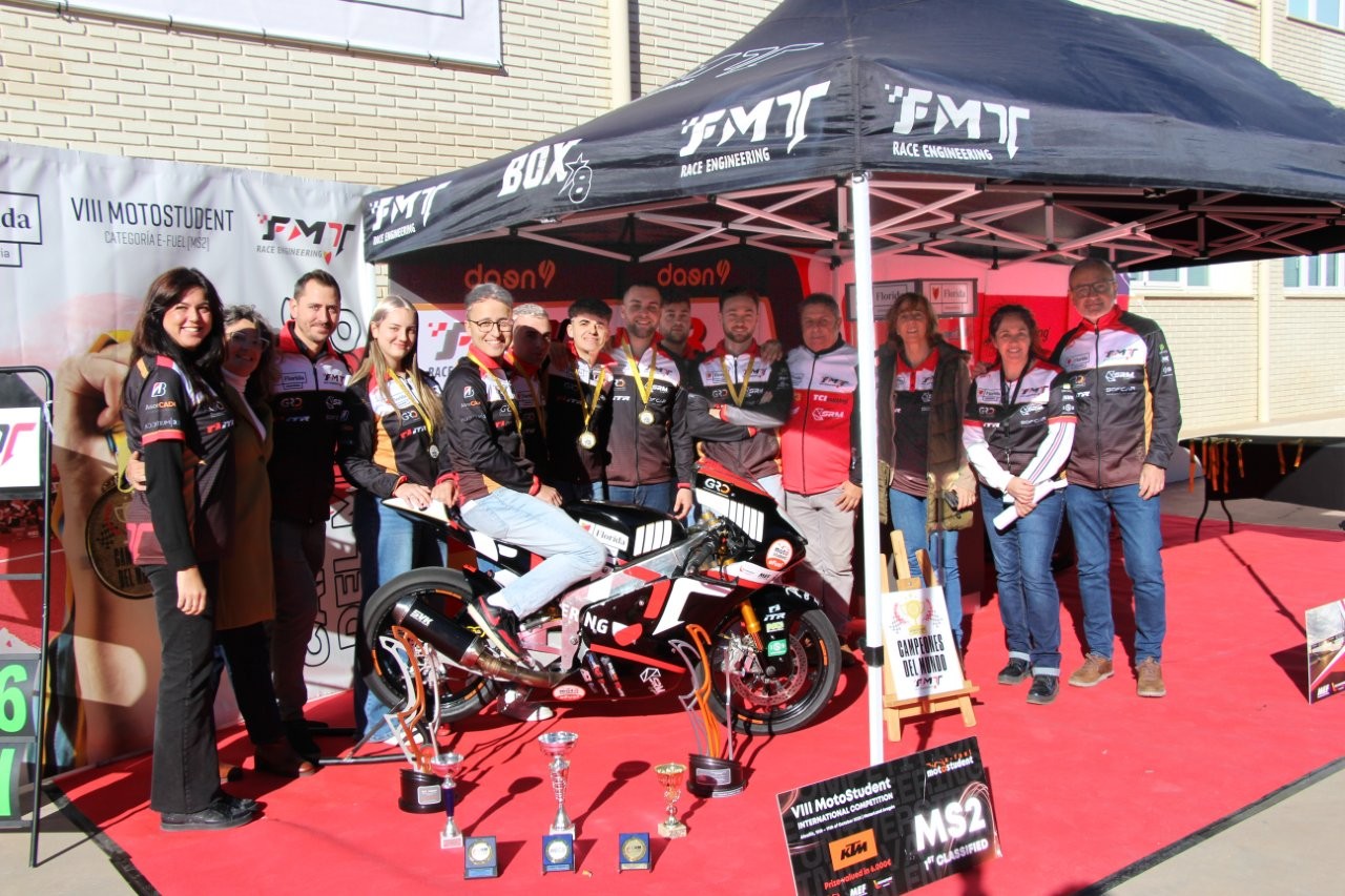 Florida Universitària recibe a los Campeones del Mundo de MotoStudent 2025: Florida Moto Team