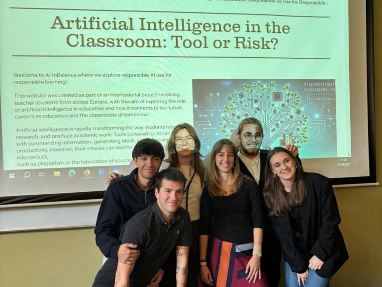 El Grado en Educación Primaria participa en un Erasmus+ BIP sobre IA en contextos educativos
