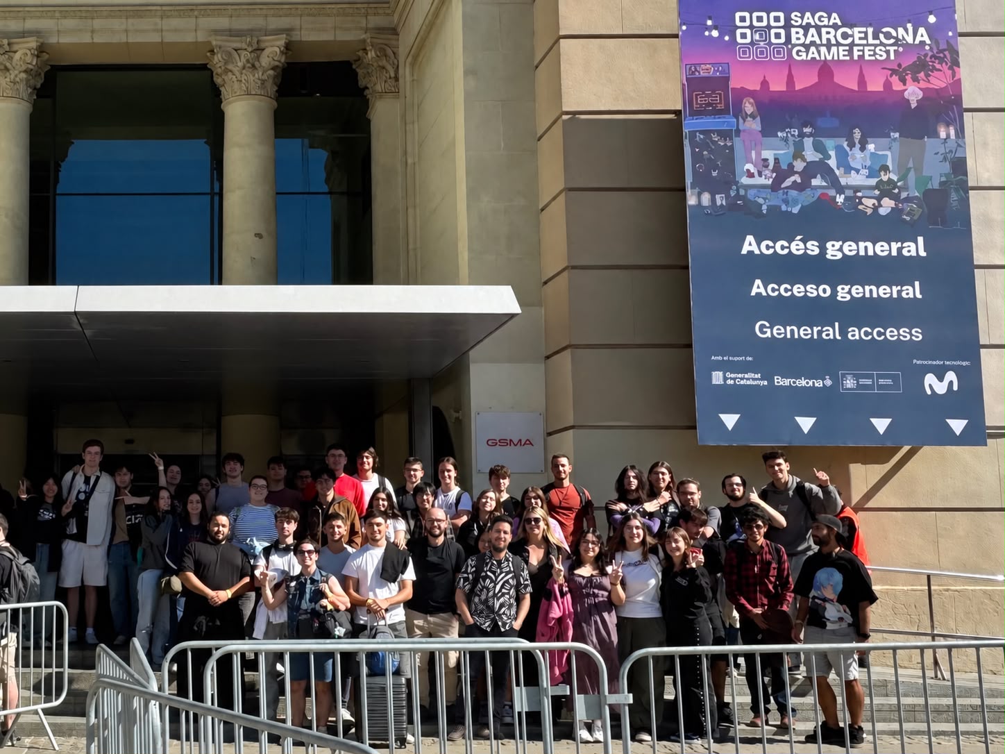 Alumnado de Videojuegos aprende sobre últimas tendencias y proyectos del sector en SAGA Barcelona Game Fest